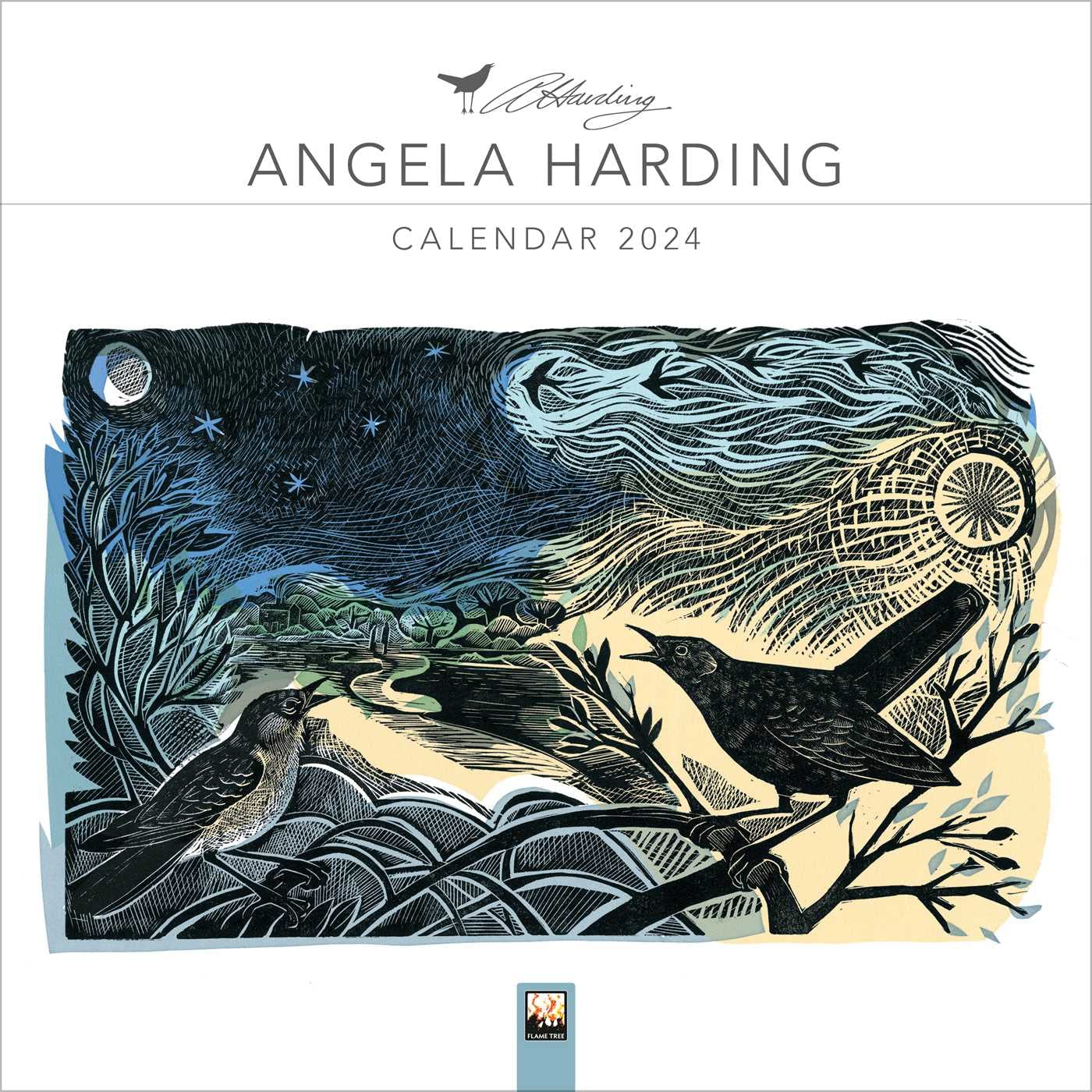 2024 Angela Harding Woodblocks - Square Wall Calendar  SOLD OUT