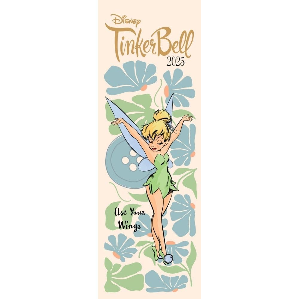 2025 Disney Tinkerbell - Slim Wall Calendar