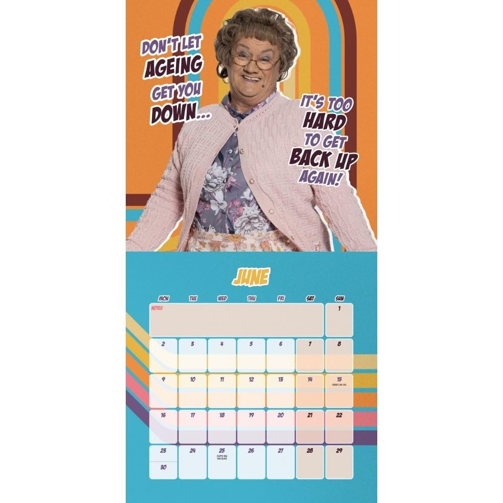 2025 Mrs Browns Boys - Square Wall Calendar