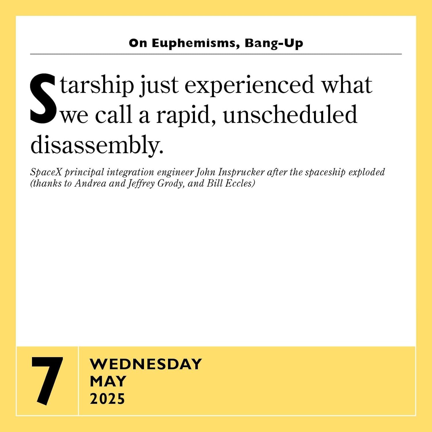 2025 365 Stupidest Things Ever Said - Daily Boxed Page-A-Day Calendar