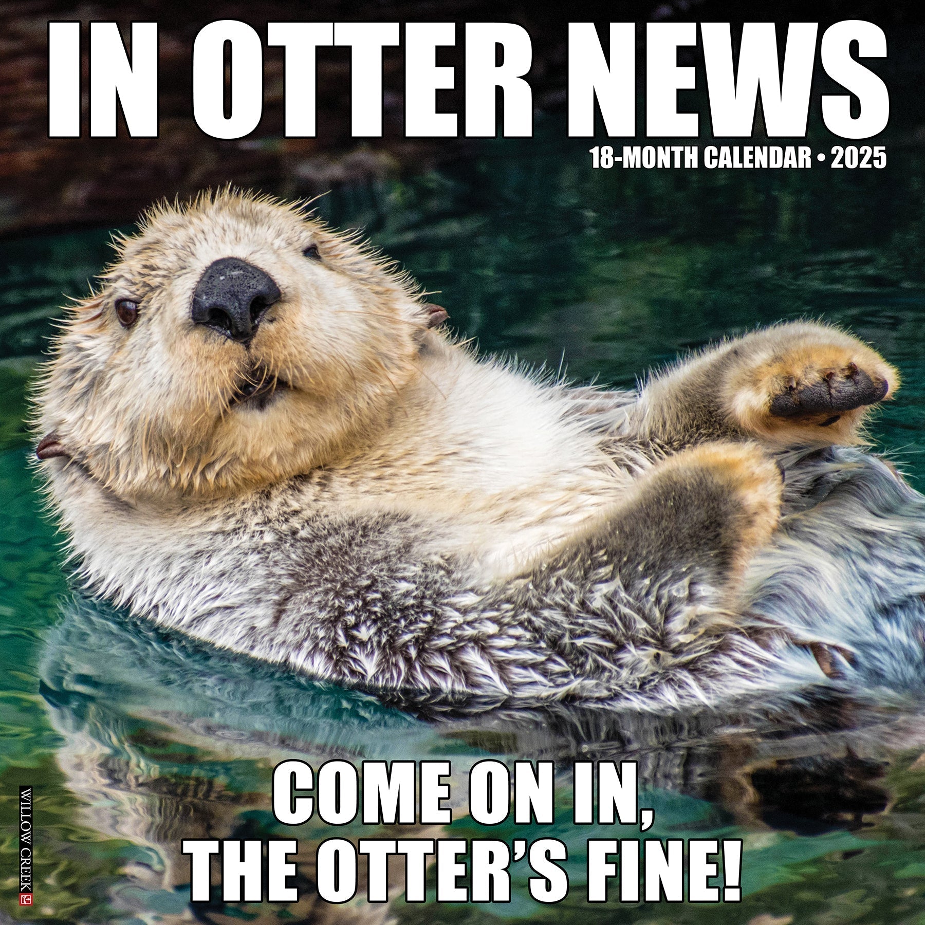 2025 In Otter News - Square Wall Calendar (US Only)