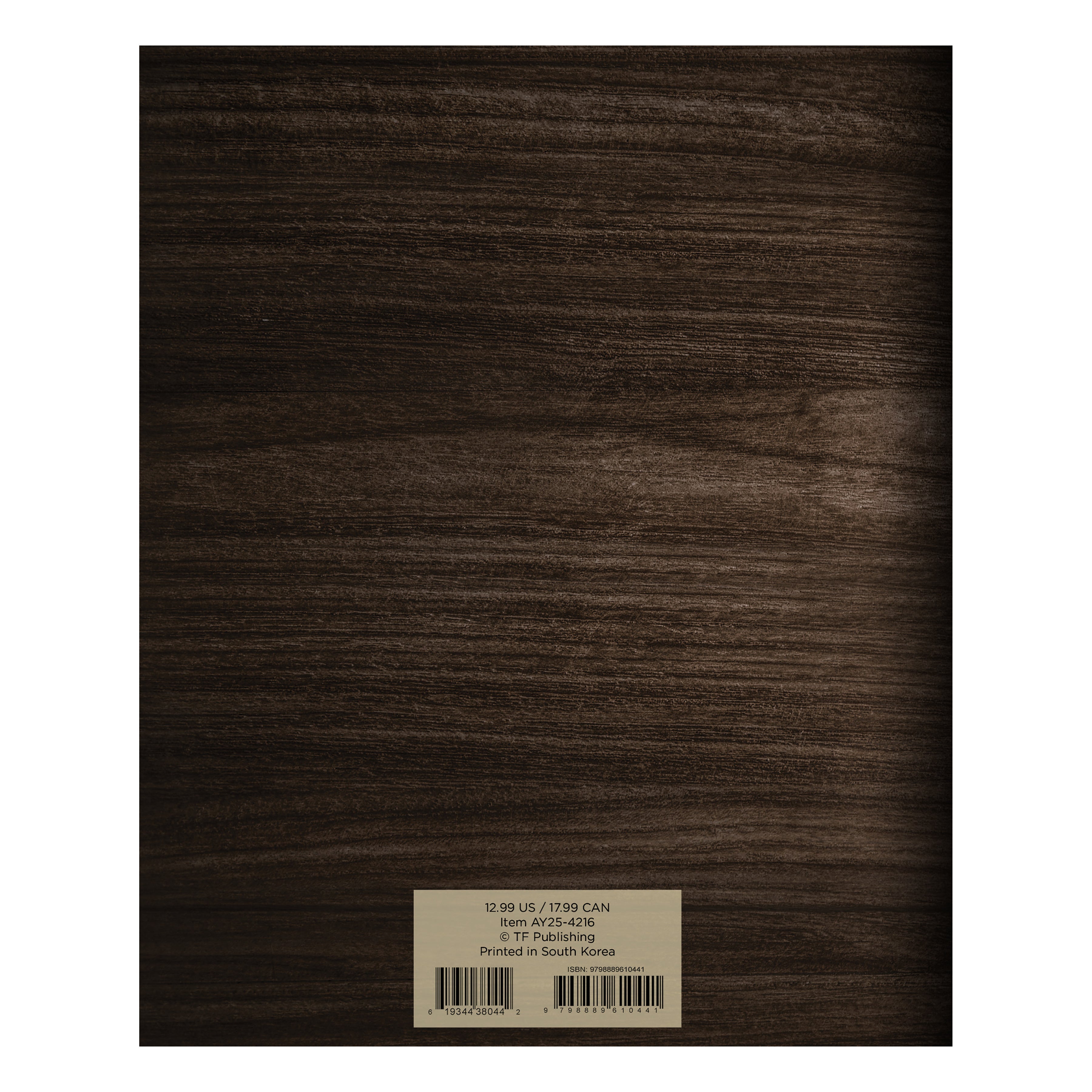 July 2024 - June 2025 Walnut Wood - Medium Monthly Academic Year Diary/Planner  SOLD OUT