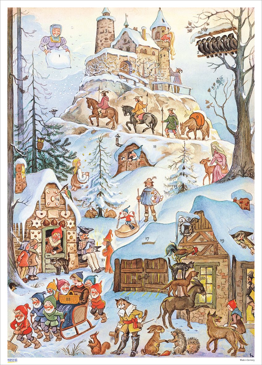 Fairy Hill - Poster Advent Calendar