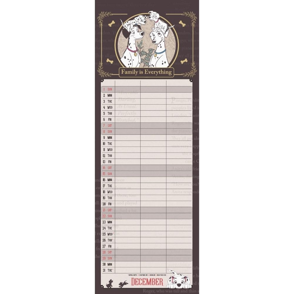 2024 Disney You Me And Us - Slim Wall Calendar  SOLD OUT