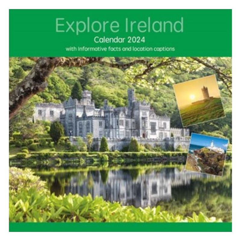 2024 Green Explore Ireland - Square Wall Calendar