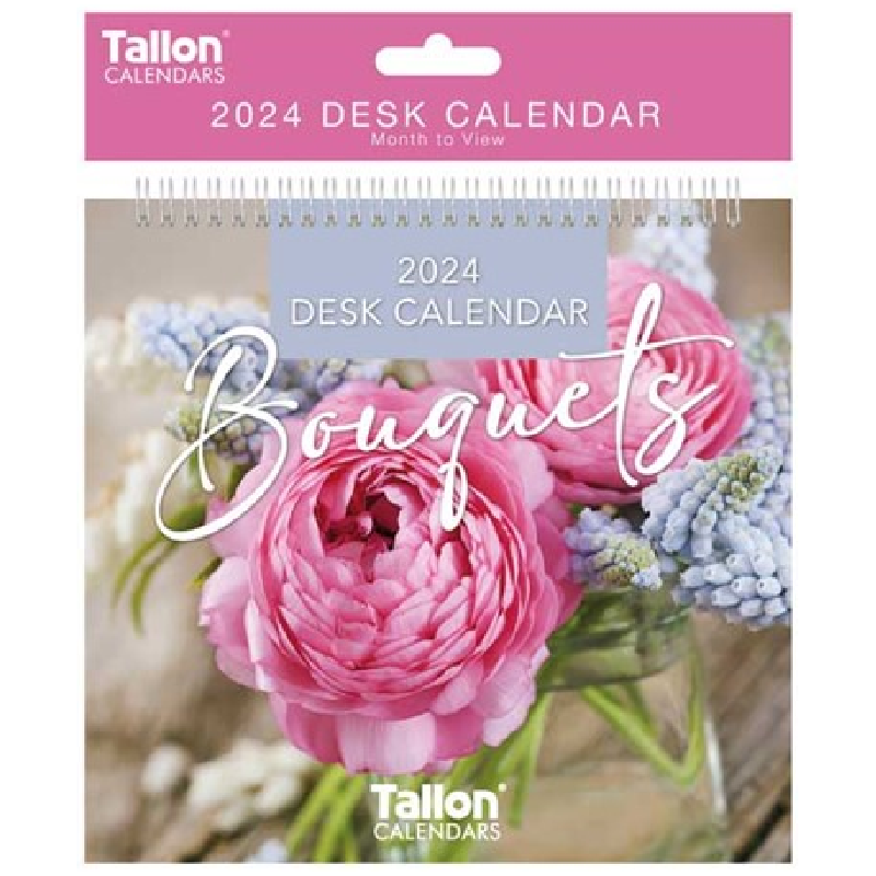 2024 Bouquets - Desk Easel Calendar