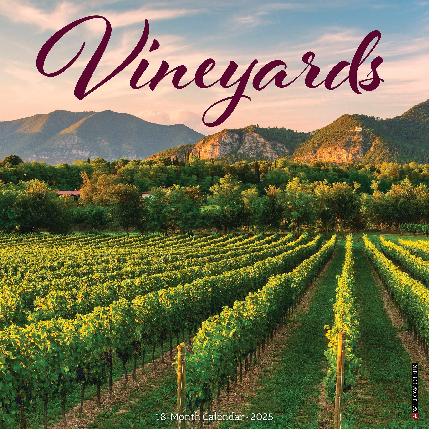 2025 Vineyards - Square Wall Calendar (US Only)