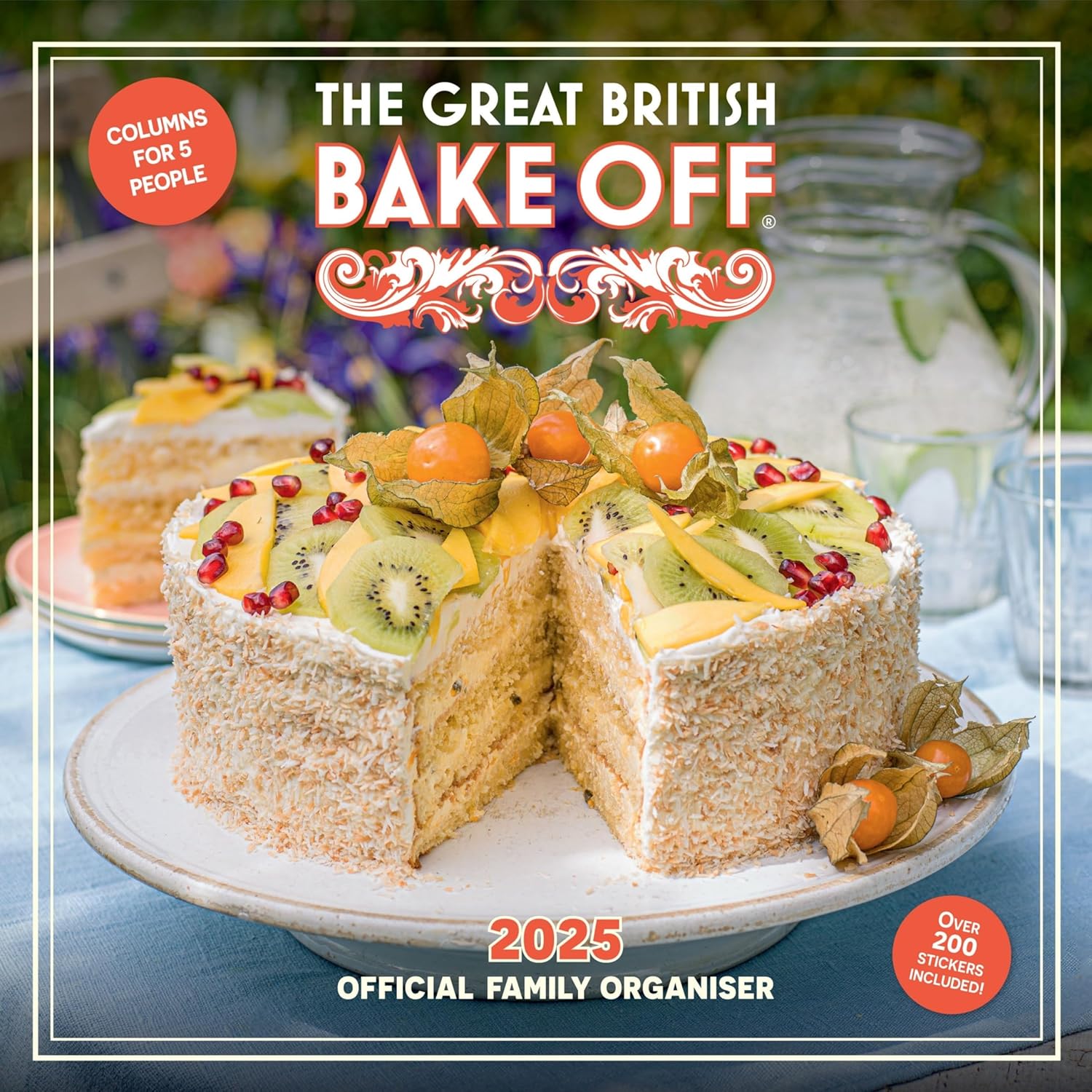 2025 The Great British Bake Off Family Organiser - Square Wall Calendar