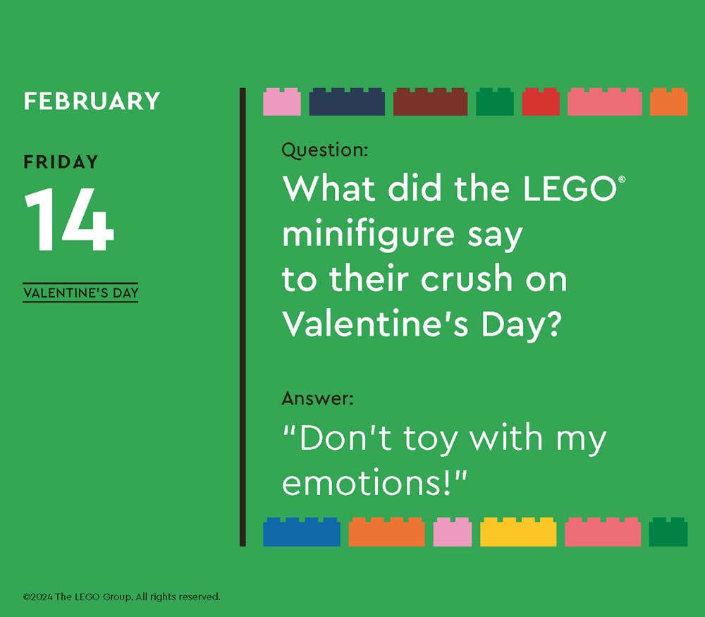 2025 LEGO Fun Every Day - Daily Boxed Page-A-Day Calendar