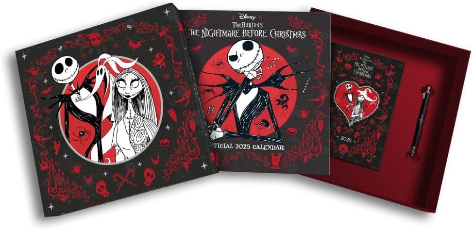 2025 The Nightmare Before Christmas - Calendar & Diary Gift Box Set