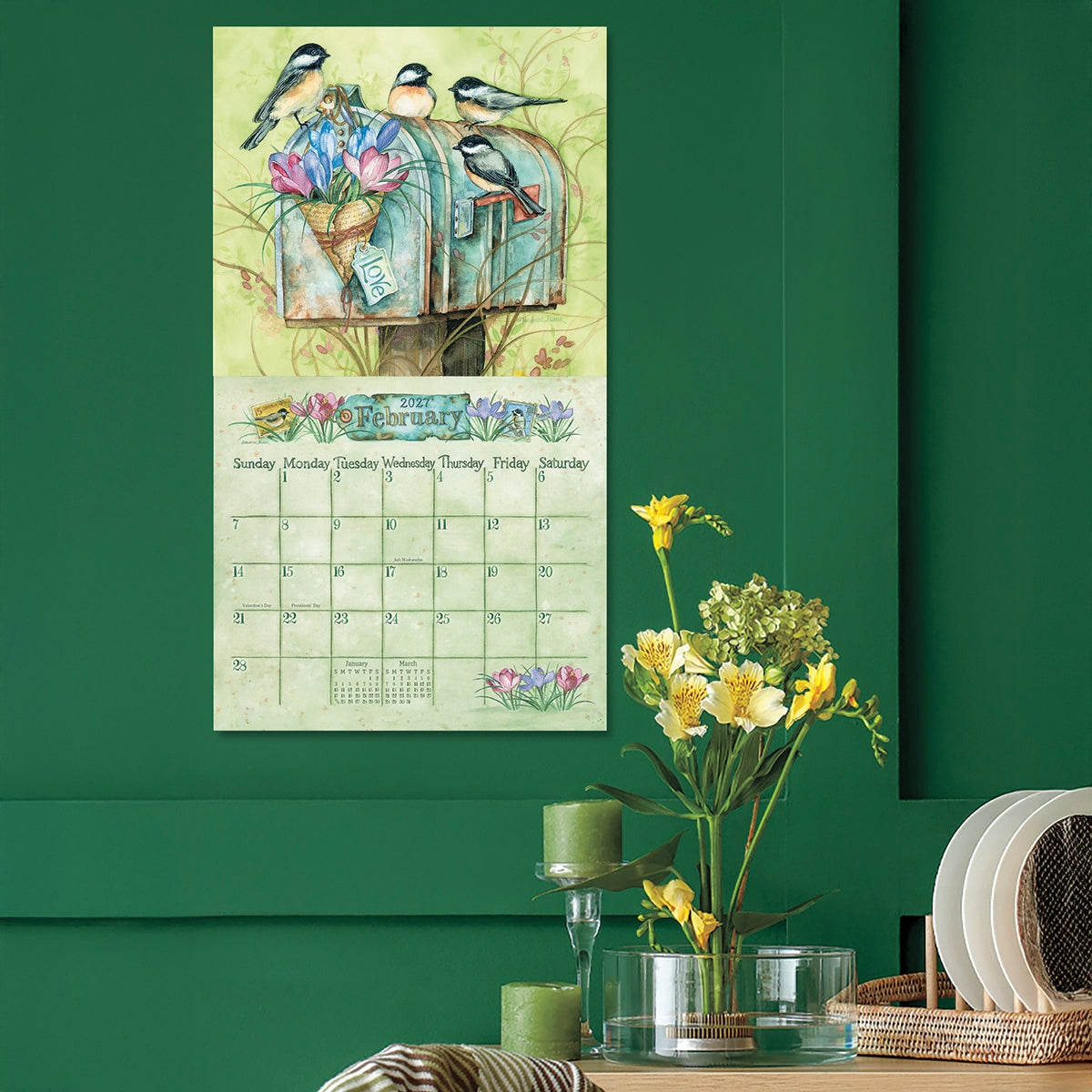 2027 Outside My Window - Deluxe Wall Calendar by Michelle L. Palmer