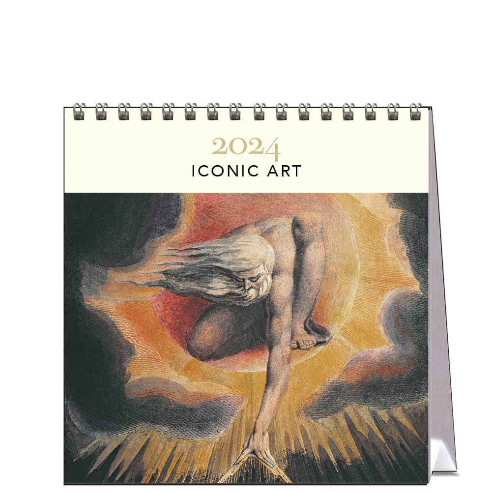 2024 Iconic Art - Desk Easel Calendar
