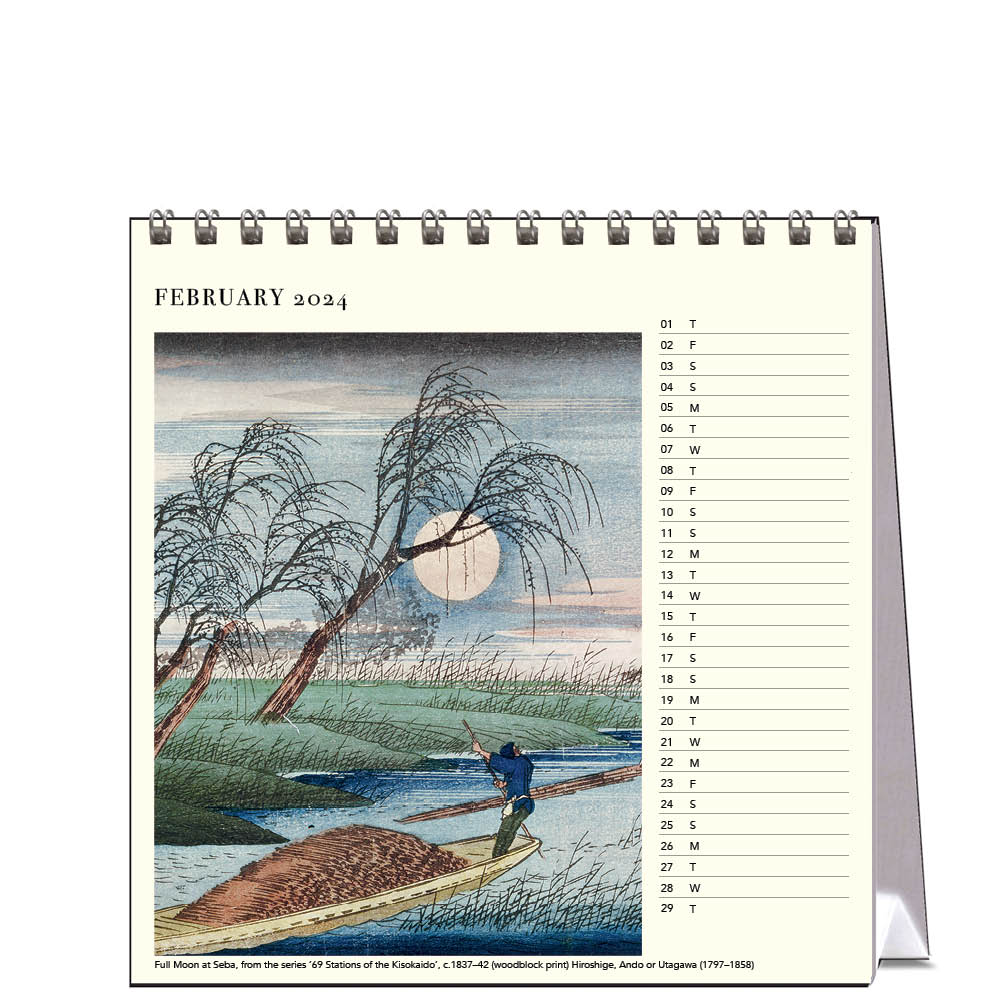 2024 Hiroshige - Desk Easel Calendar