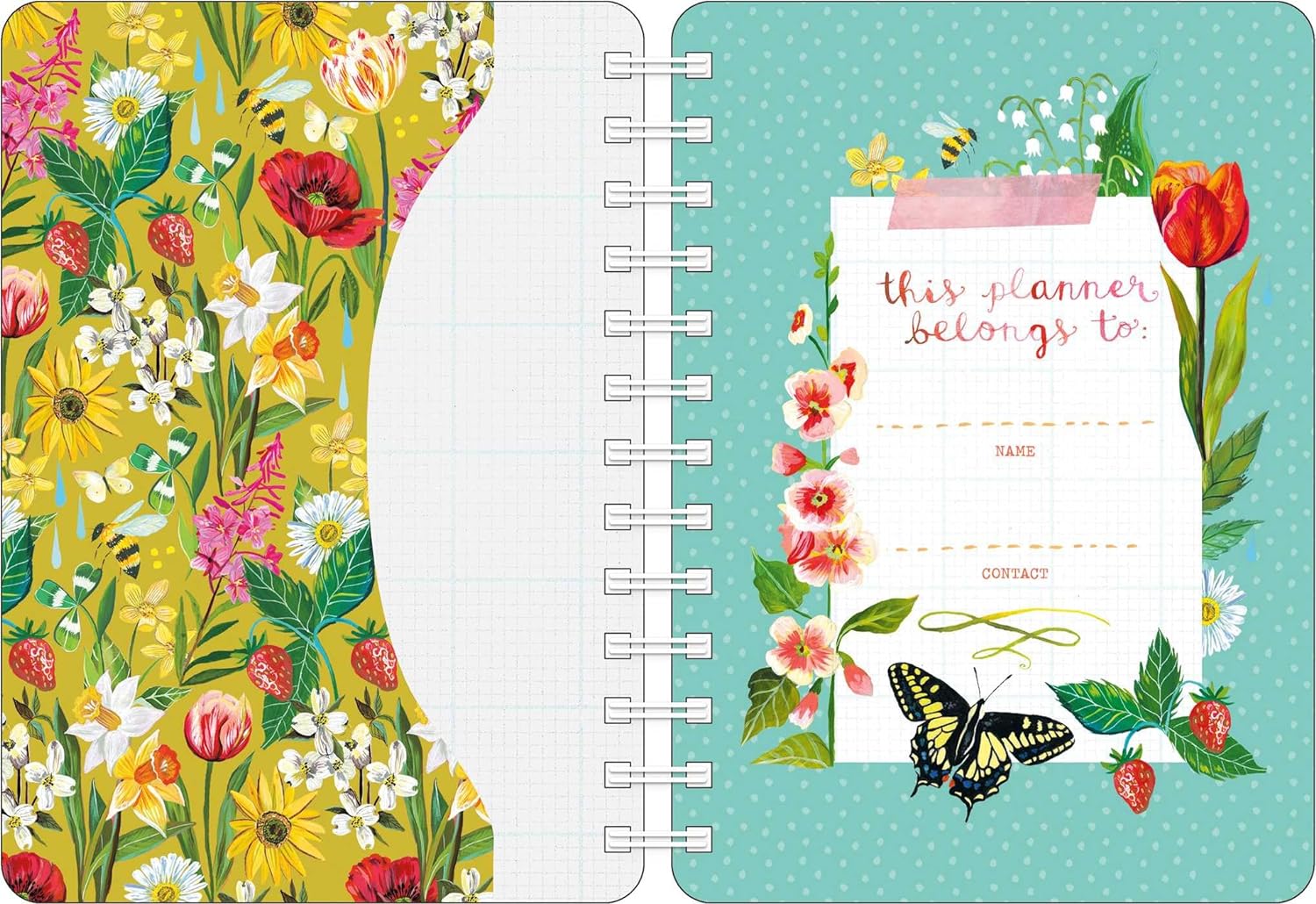 2025 Katie Daisy: Find Me in the Flowers - Monthly & Weekly Diary/Planner