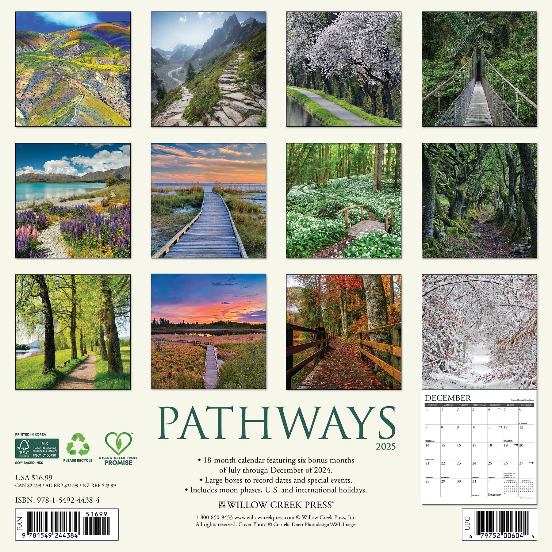 2025 Pathways - Square Wall Calendar (US Only)