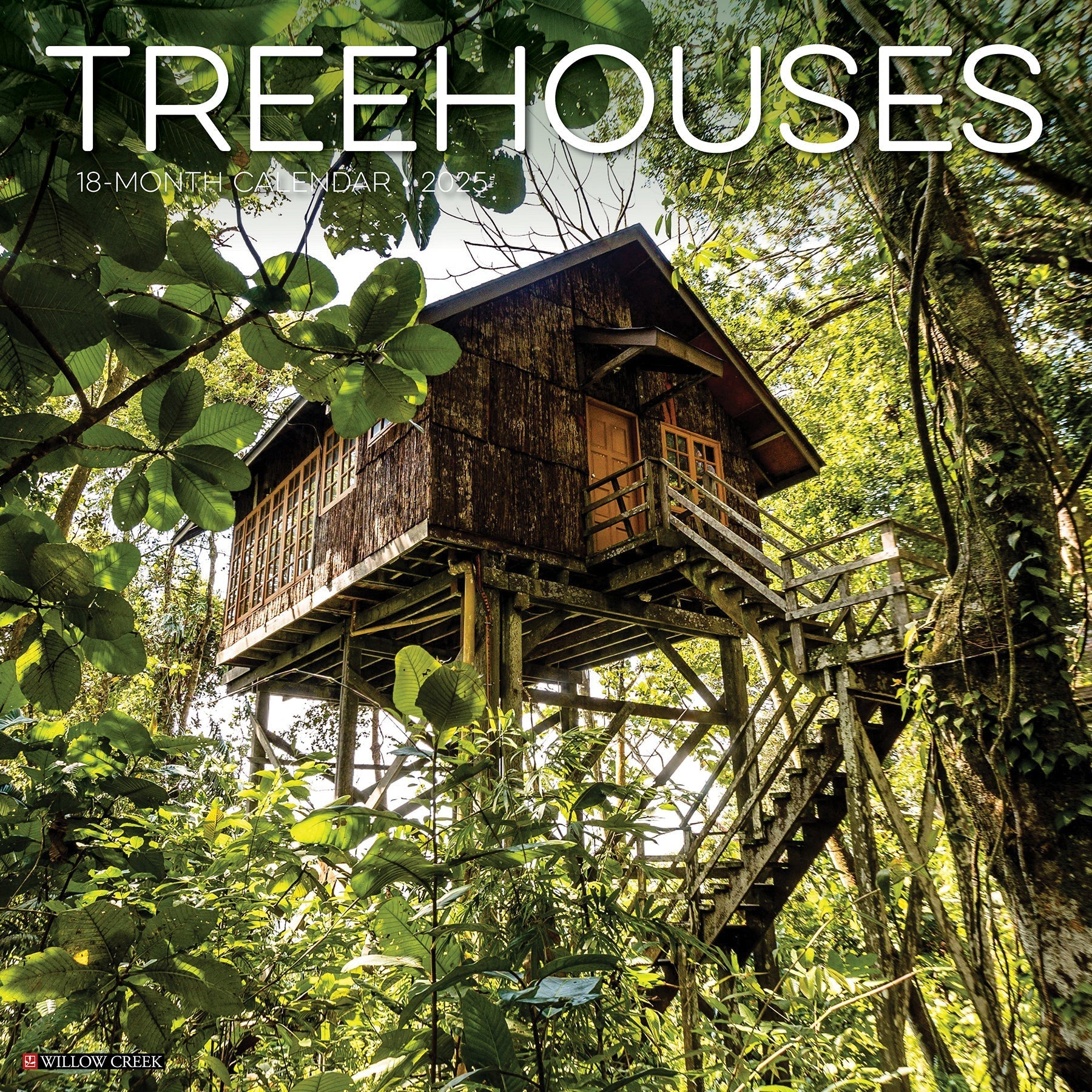 2025 Treehouses - Square Wall Calendar (US Only)