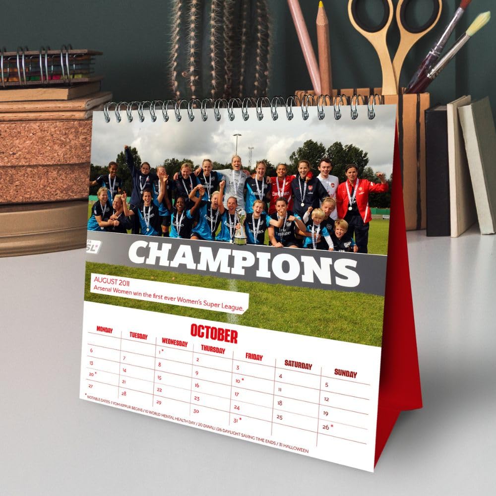 2025 Arsenal Fc - Desk Easel Calendar