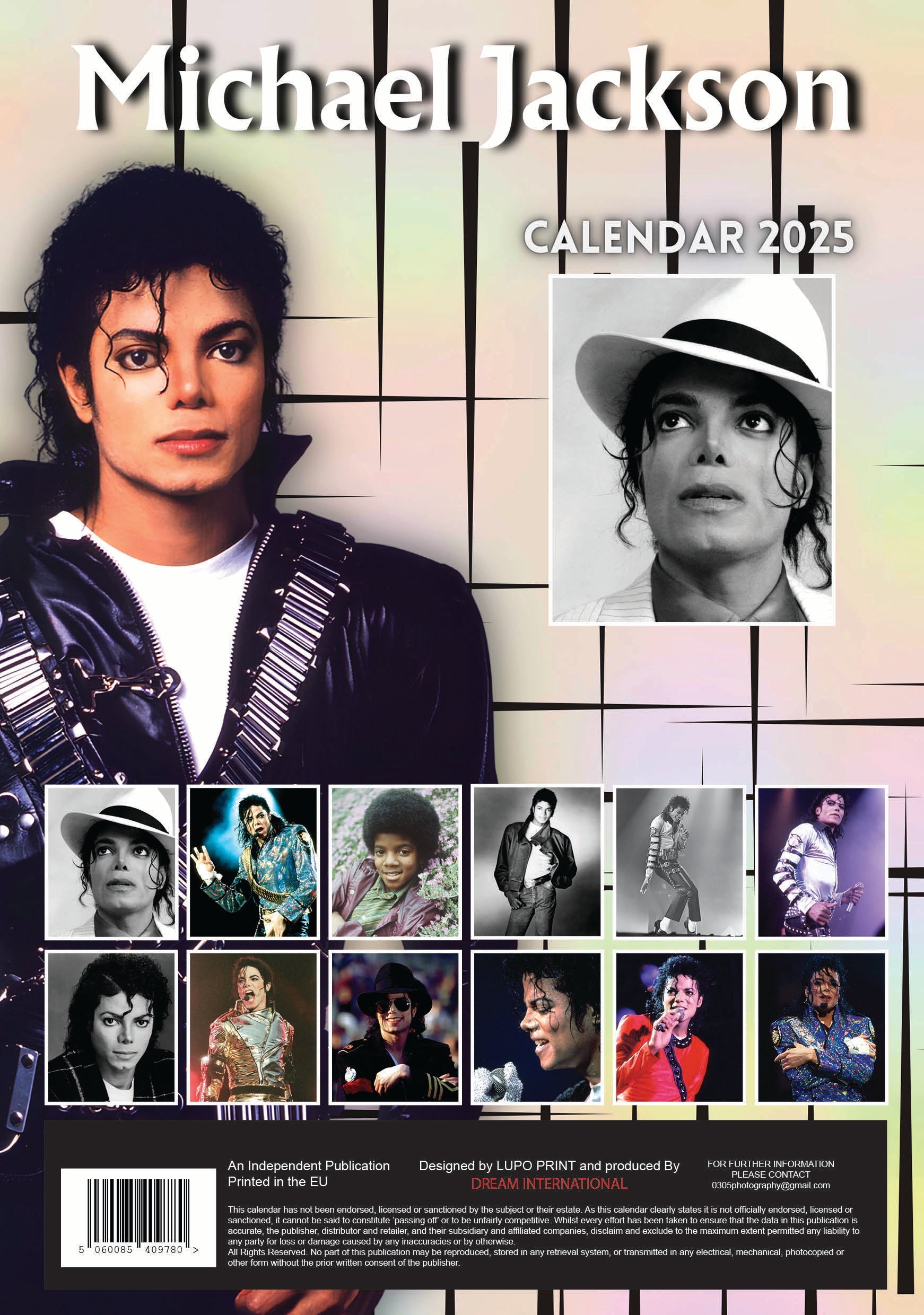 2025 Michael Jackson - A3 Wall Calendar