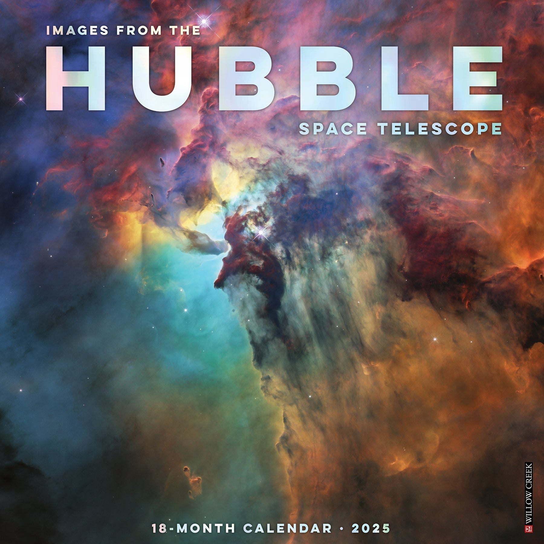 2025 Images from the Hubble Space Telescope (w/foil) - Square Wall Calendar (US Only)