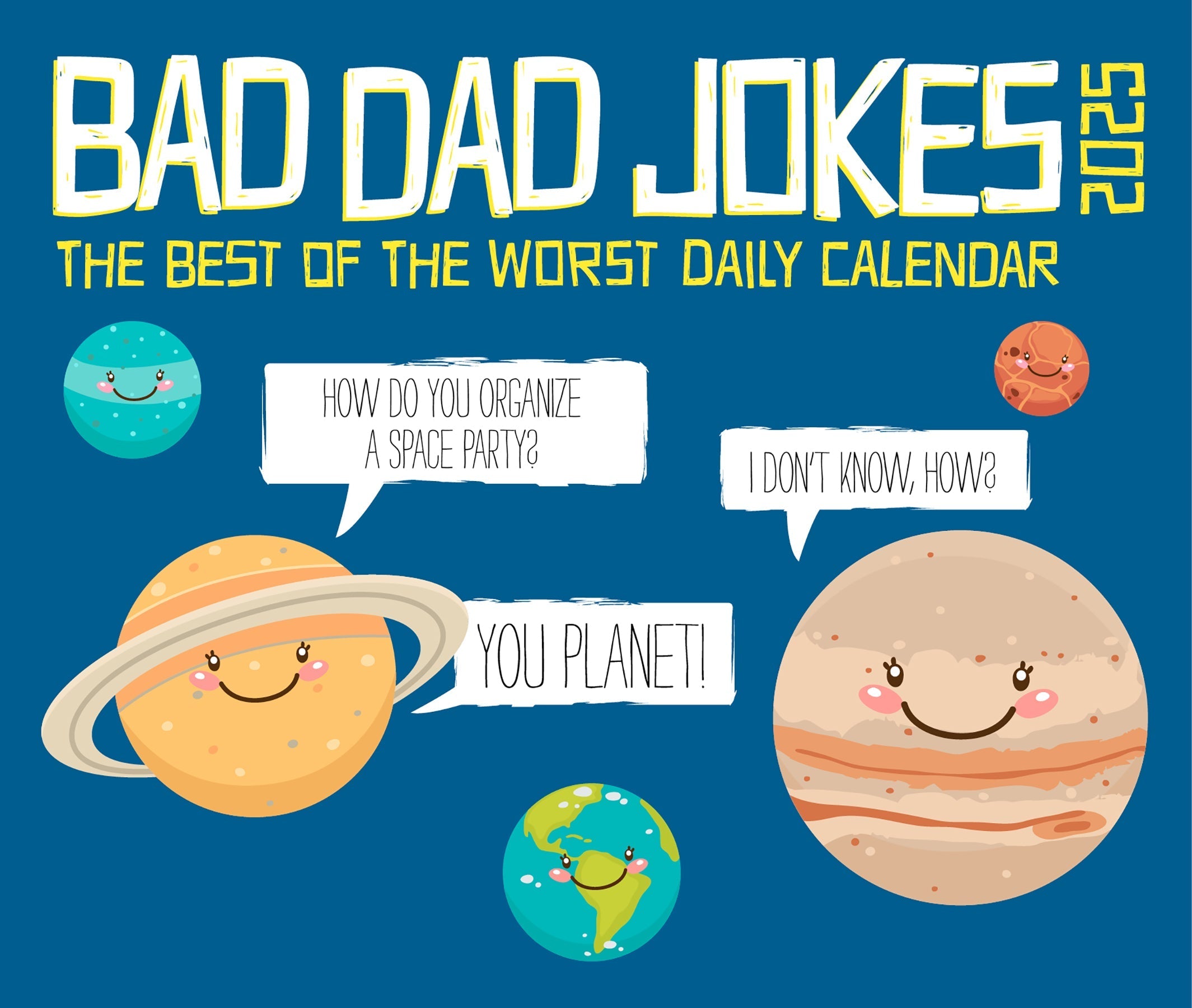 2025 Bad Dad Jokes - Daily Boxed Page-A-Day Calendar (US Only)