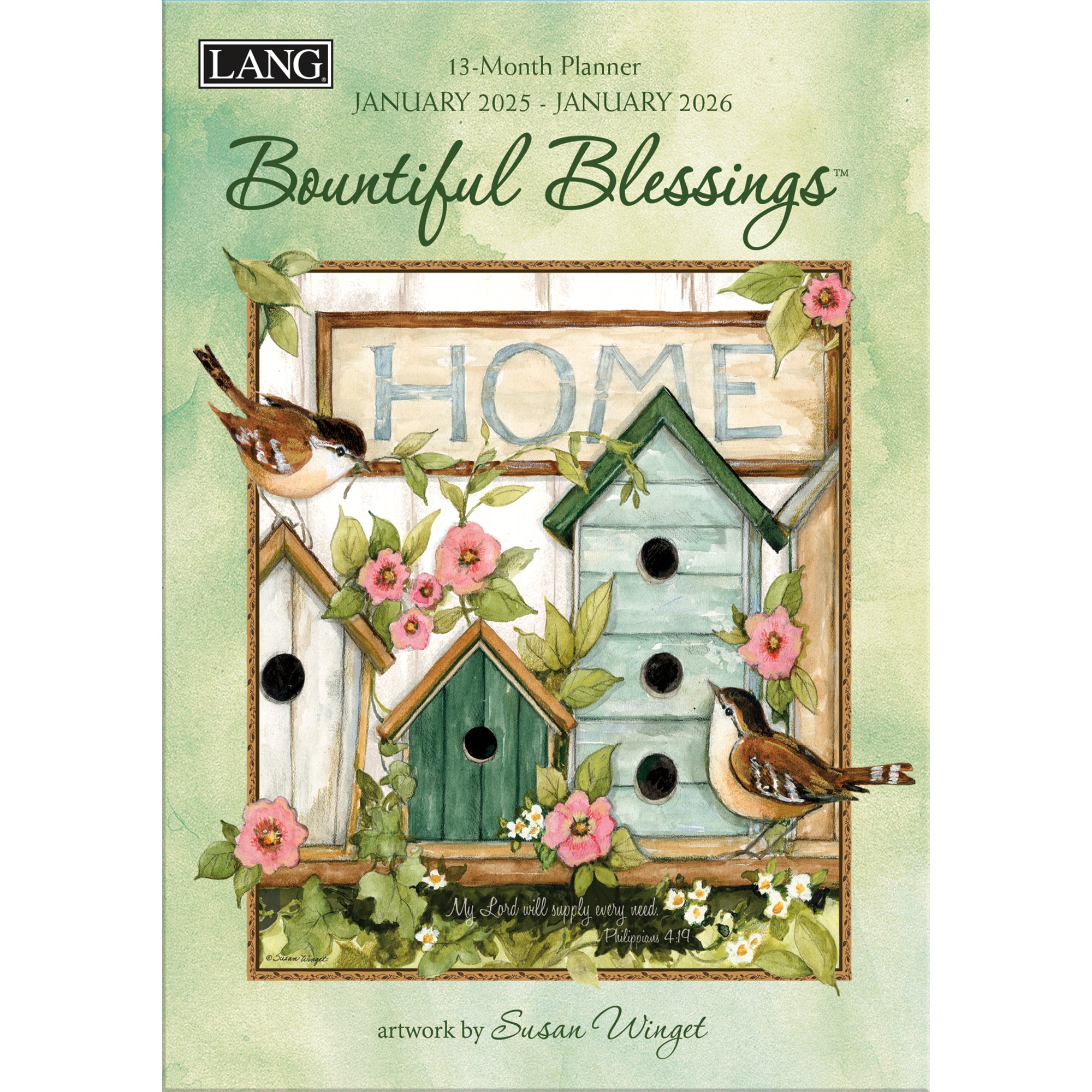 2025 LANG Bountiful Blessings - 13 Month Pocket Diary/Planner