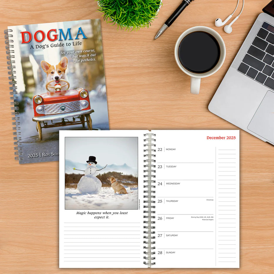 2025 Dogma A Dog's Guide to Life Weekly Engagement Diary/Planner