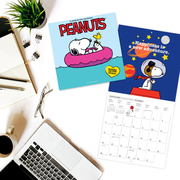 2025 Peanuts - Square Wall Calendar