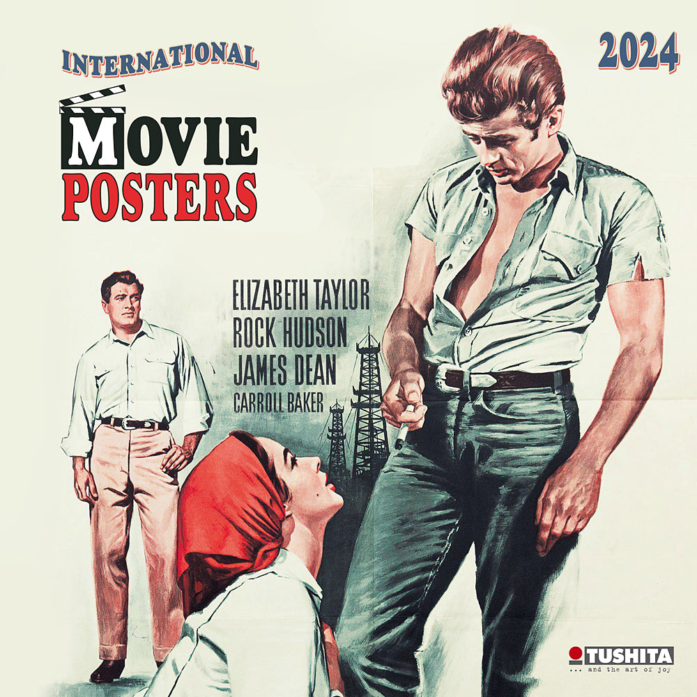 2024 Movie Posters - Square Wall Calendar