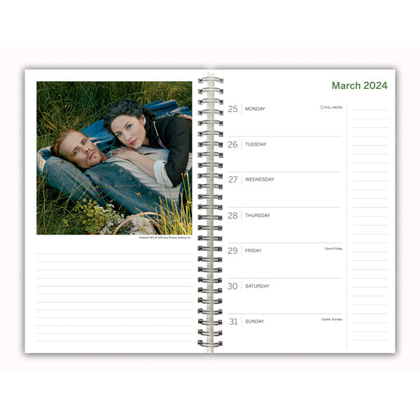 2024 Outlander - Engagement Diary/Planner Calendar  SOLD OUT