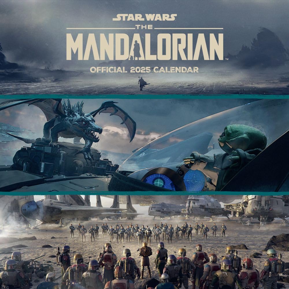 2025 Star Wars The Mandalorian - Square Wall Calendar