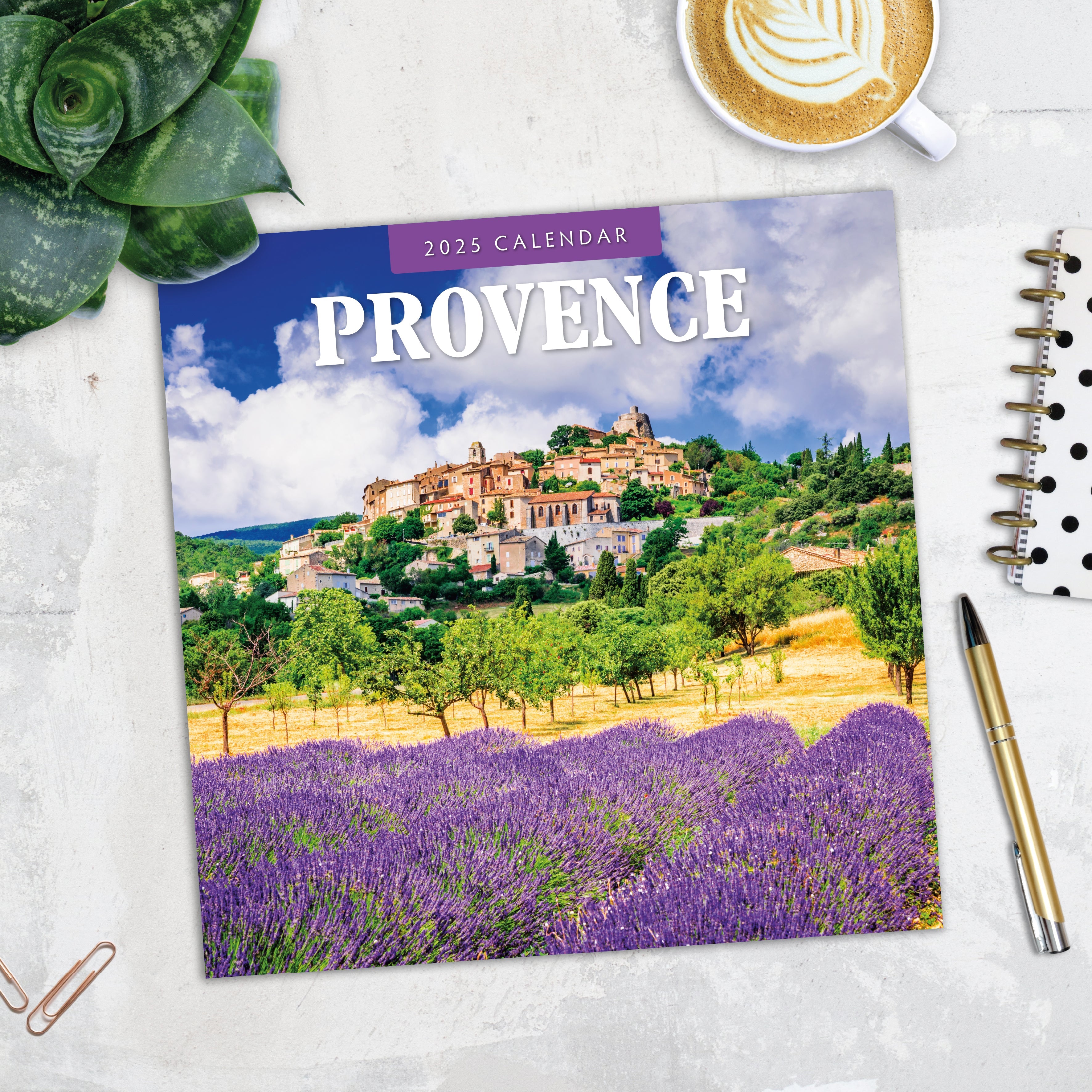 2025 Provence - Square Wall Calendar
