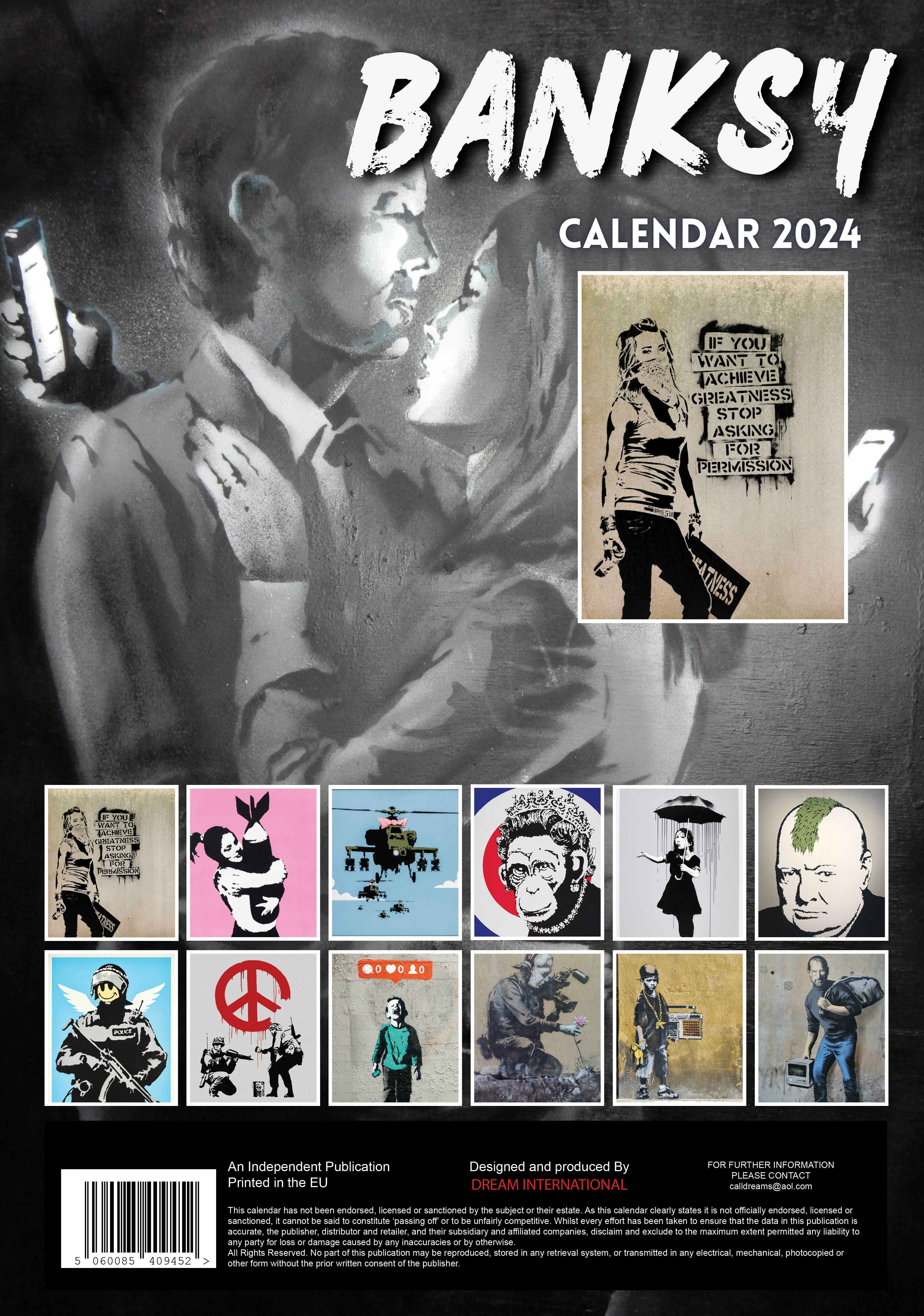 2024 Banksy - A3 Wall Calendar  SOLD OUT