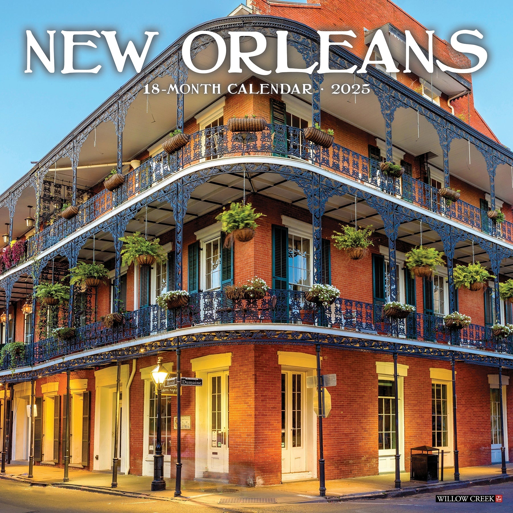 2025 New Orleans - Square Wall Calendar (US Only)