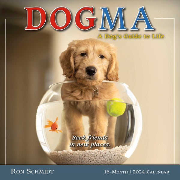 2024 Dogma: A Dog's Guide to Life - Square Wall Calendar