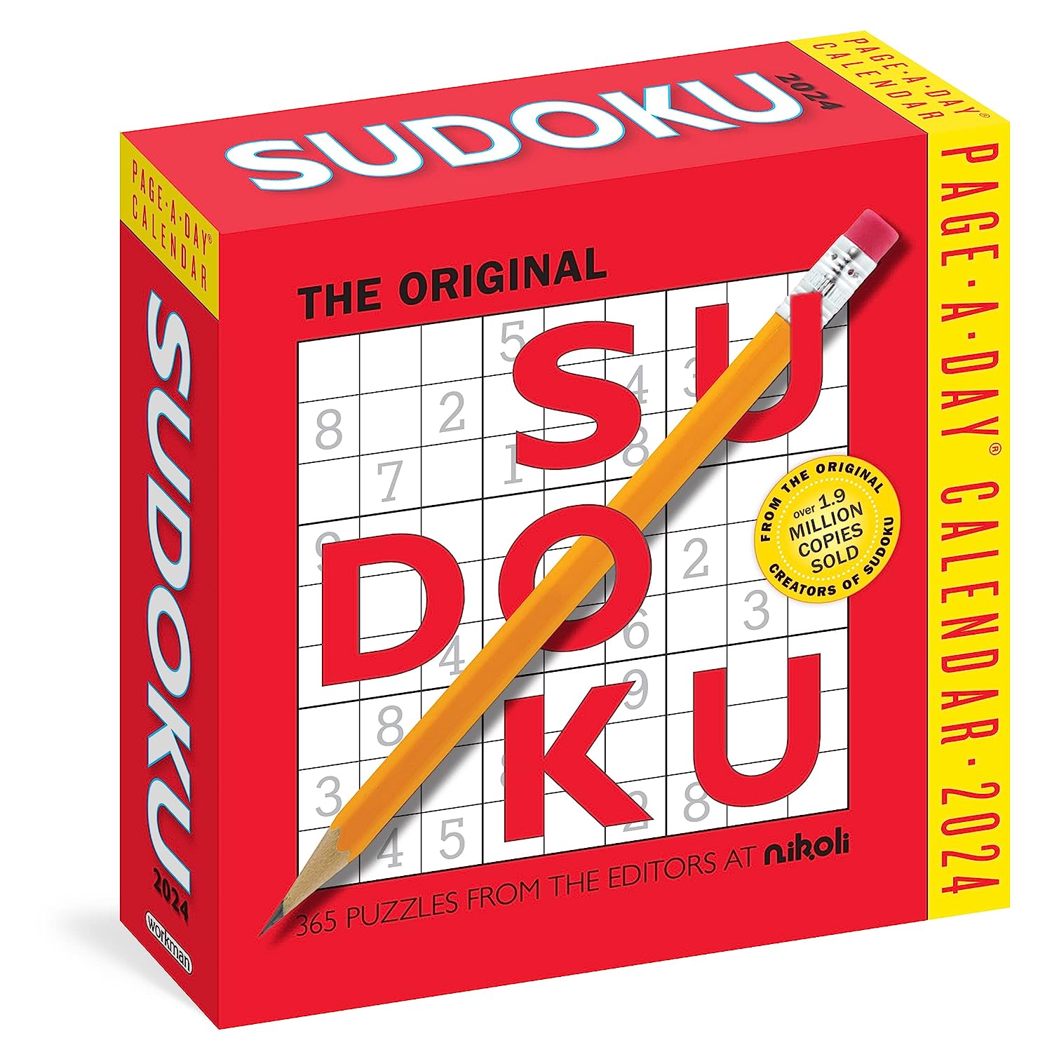 2024 The Original Sudoku - Daily Boxed Page-A-Day Calendar