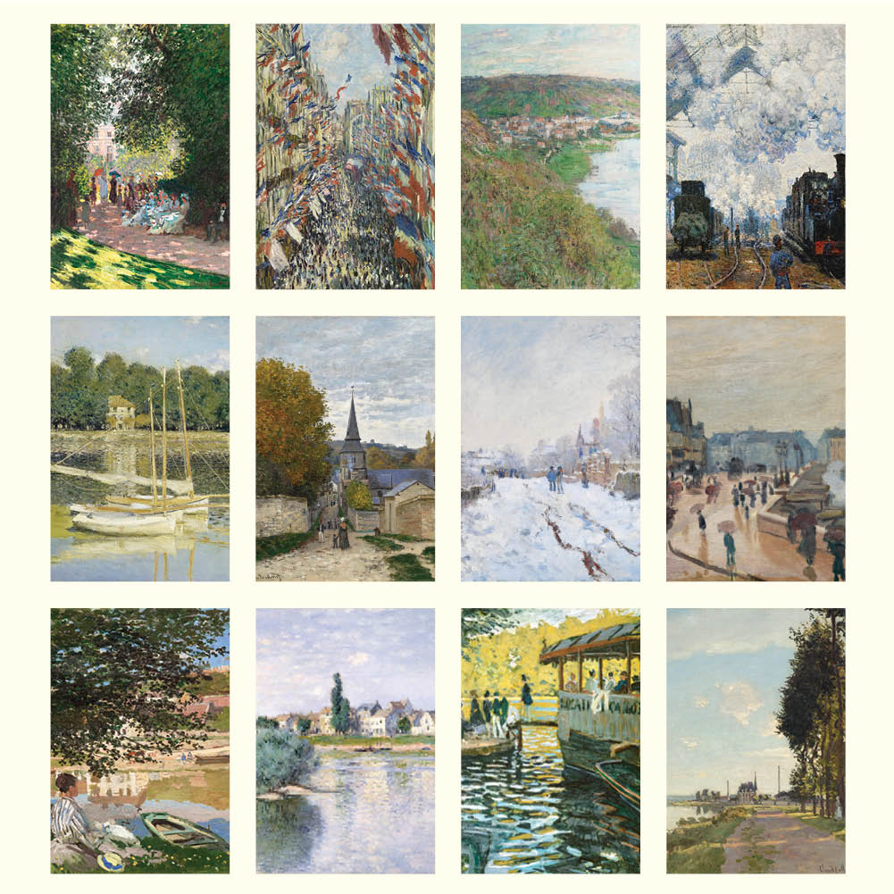 2025 Monet's France - Deluxe Wall Calendar
