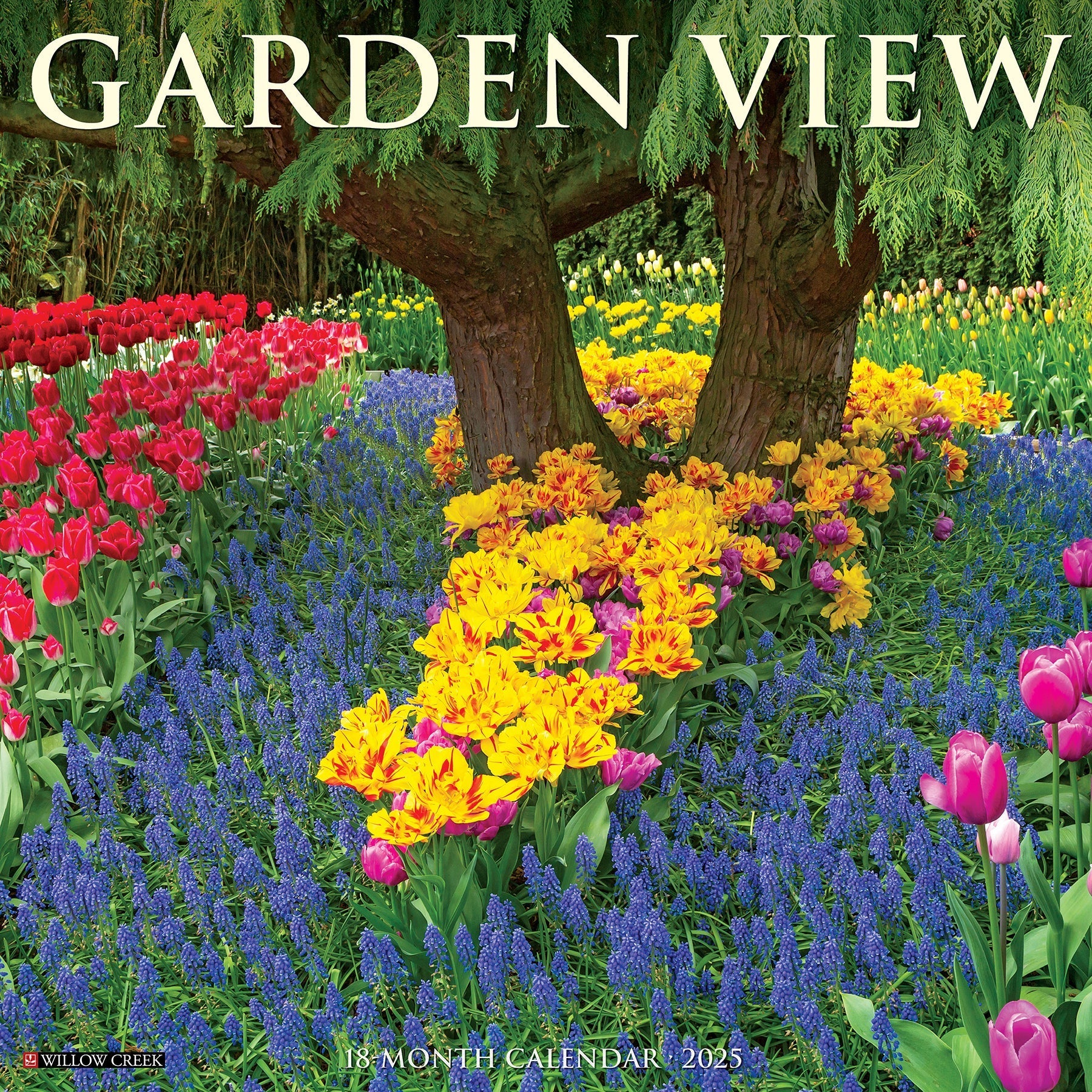 2025 Garden View - Square Wall Calendar (US Only)