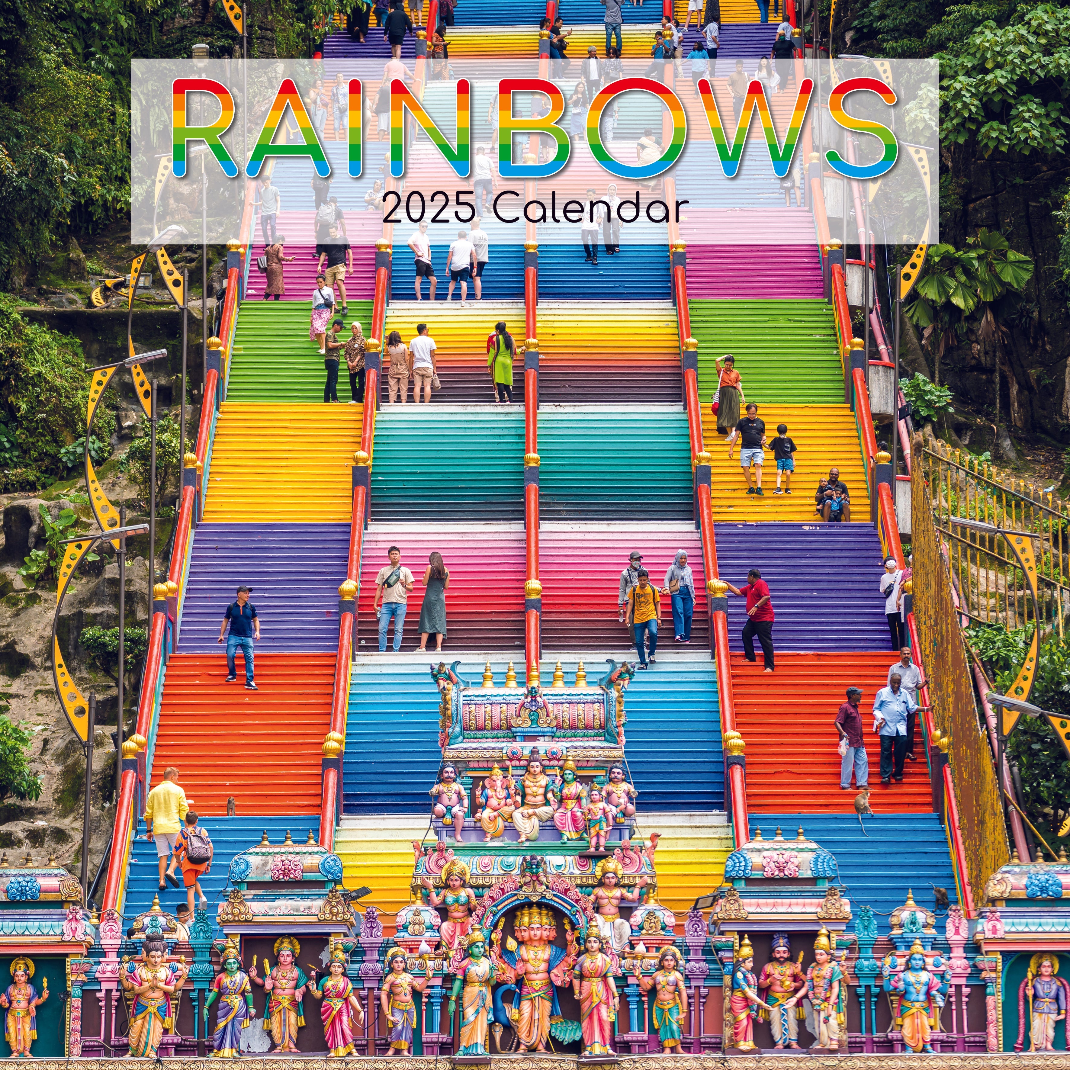 2025 Rainbows - Square Wall Calendar