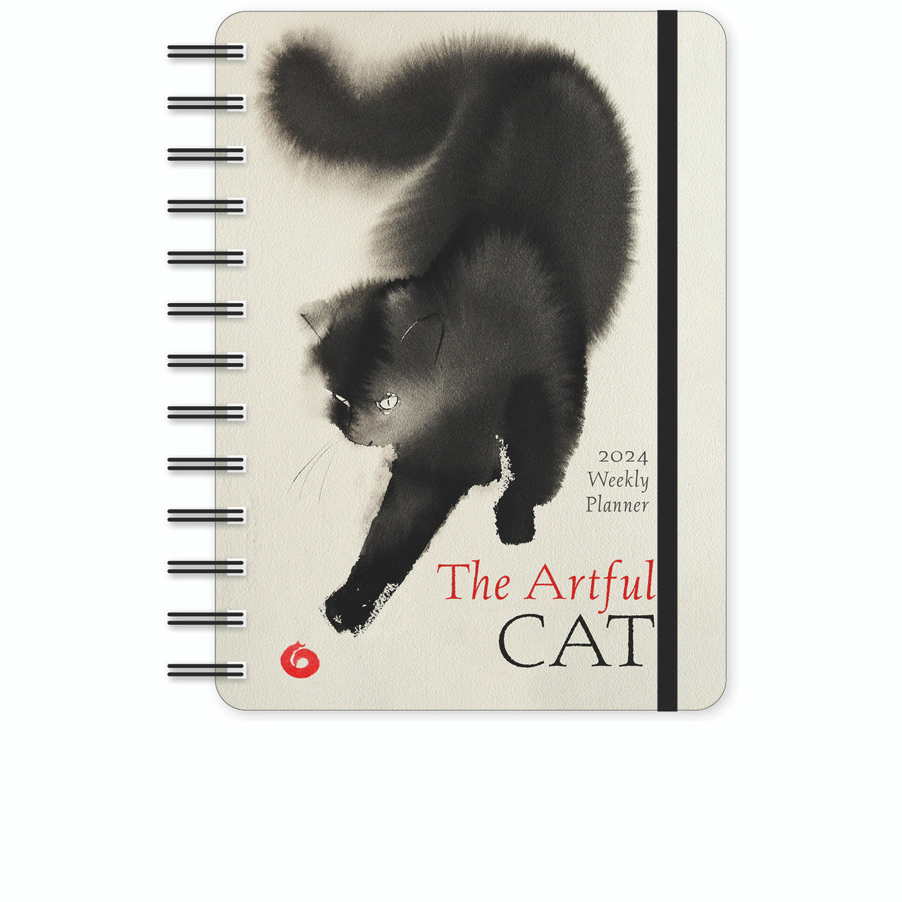 2024 Artful Cat - Weekly, Monthly Diary/Planner