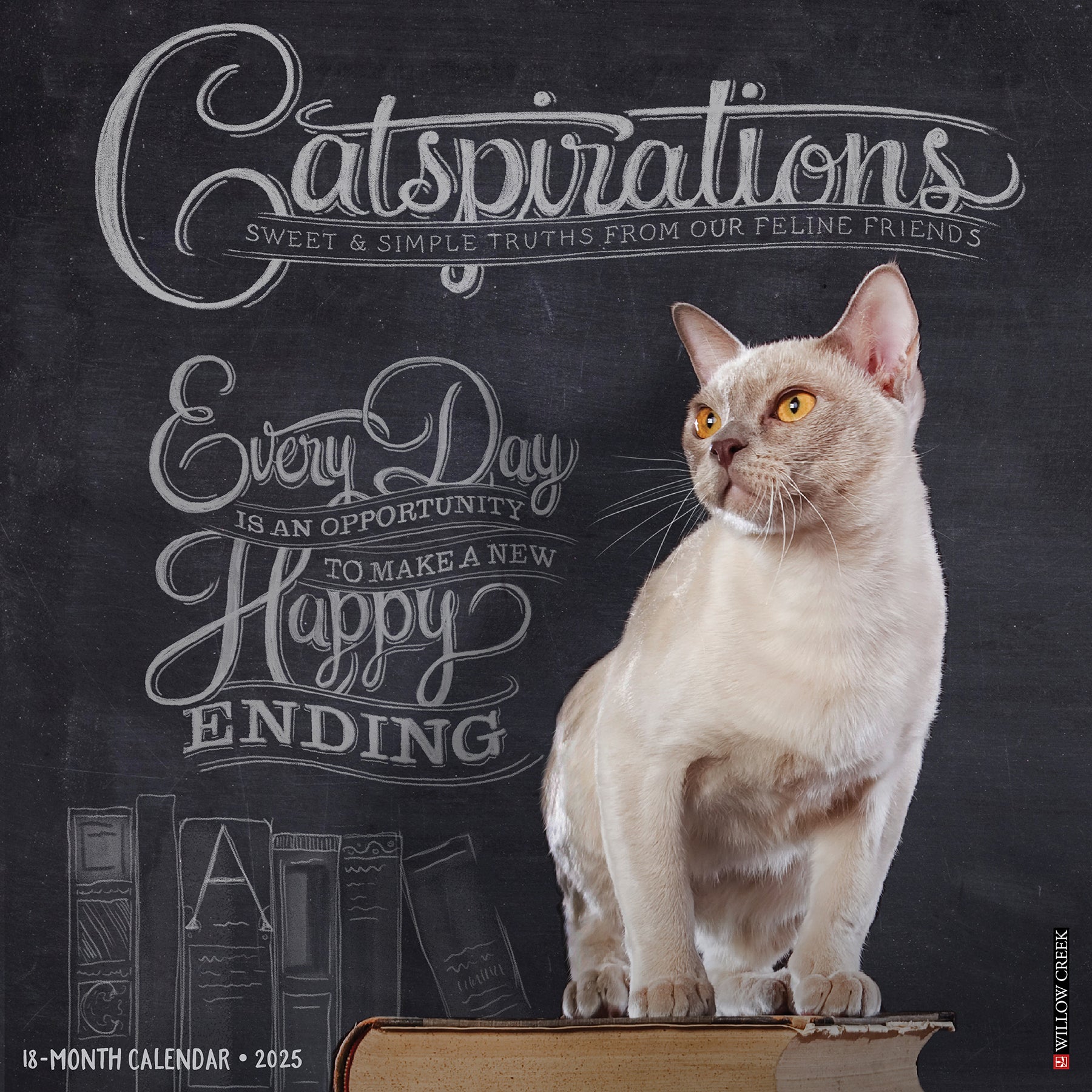 2025 Catspirations - Square Wall Calendar (US Only)