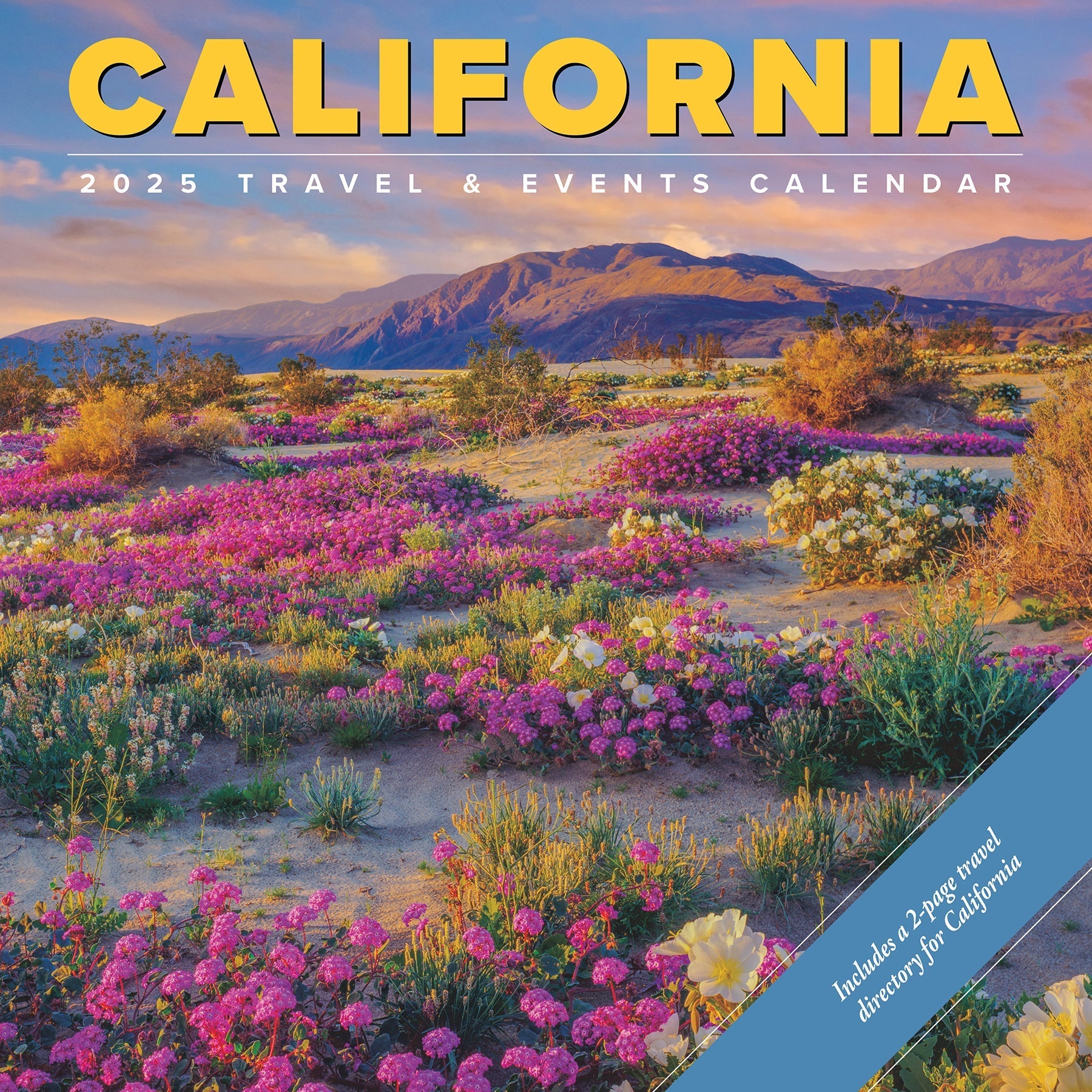 2025 California - Square Wall Calendar (US Only)