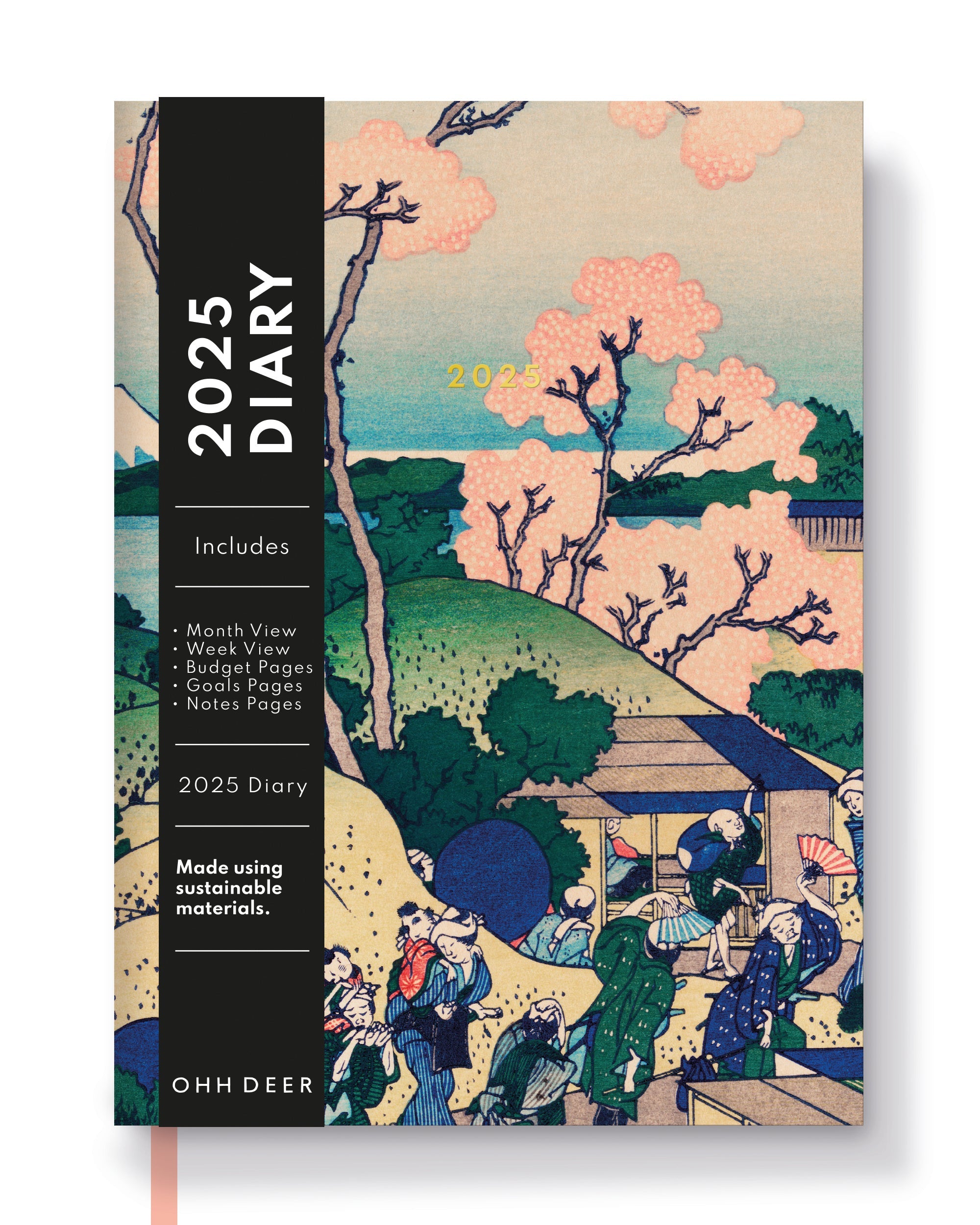2025 Japanese Blossom - Monthly & Weekly Diary/Planner
