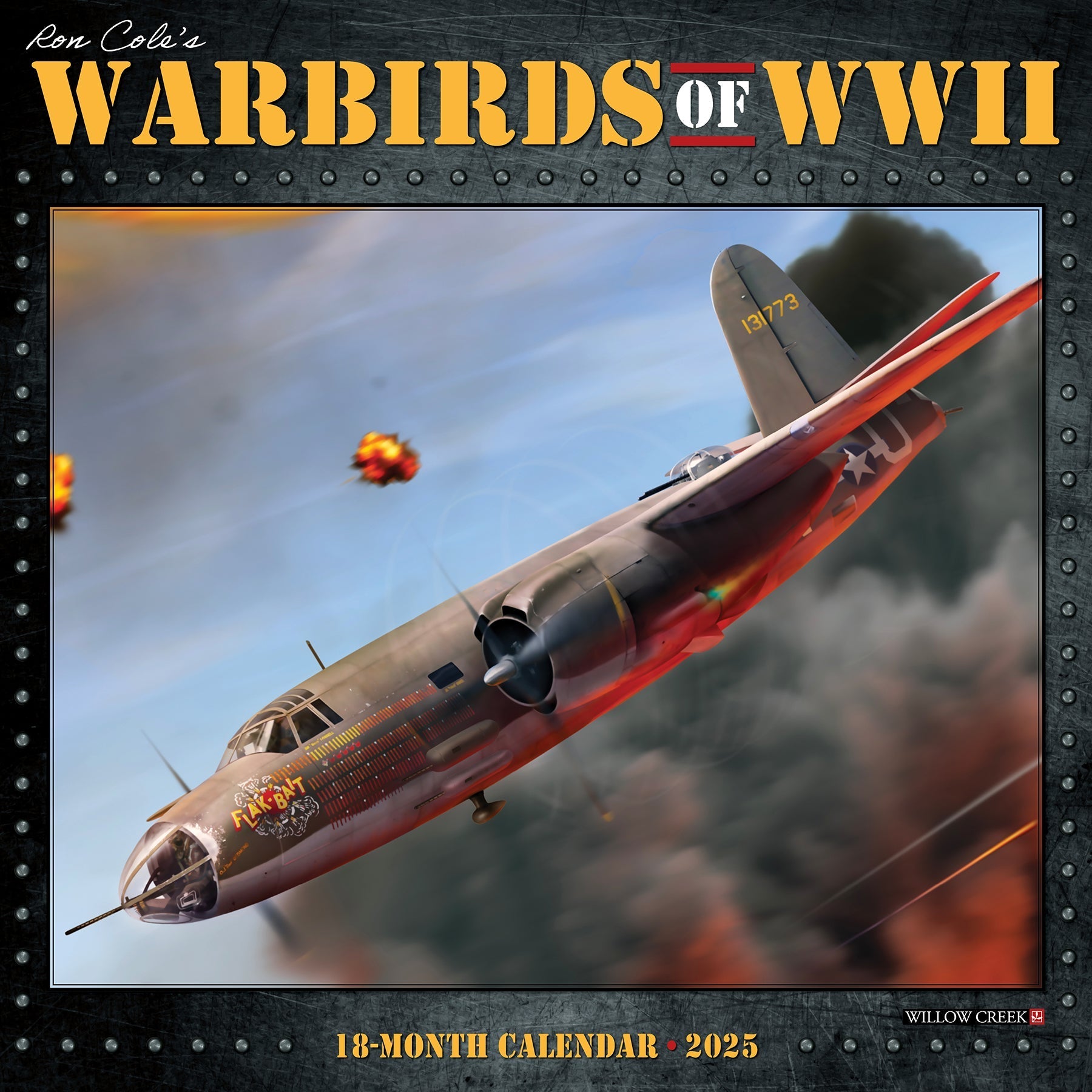 2025 Warbirds of WWII - Square Wall Calendar (US Only)