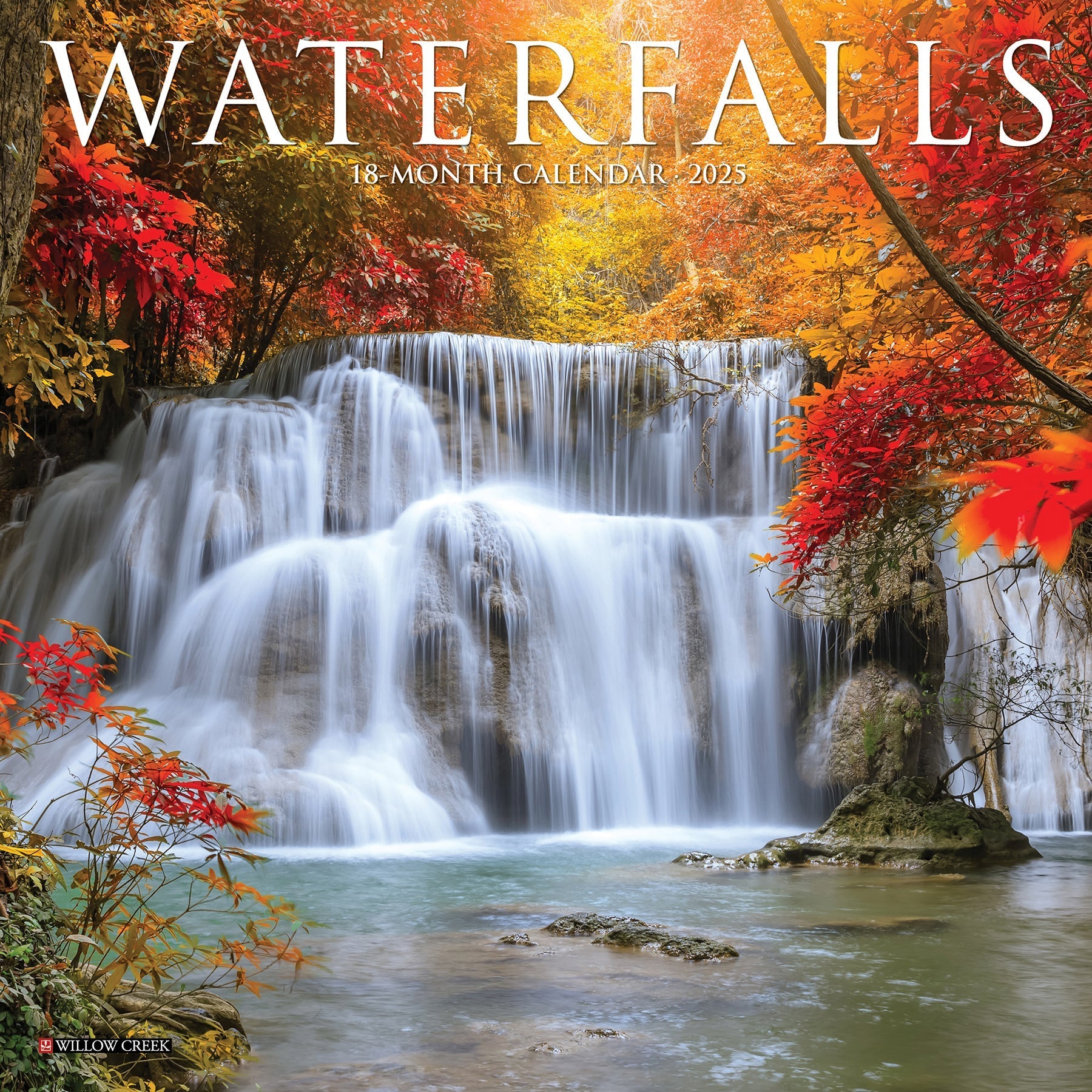 2025 Waterfalls - Mini Wall Calendar (US Only)