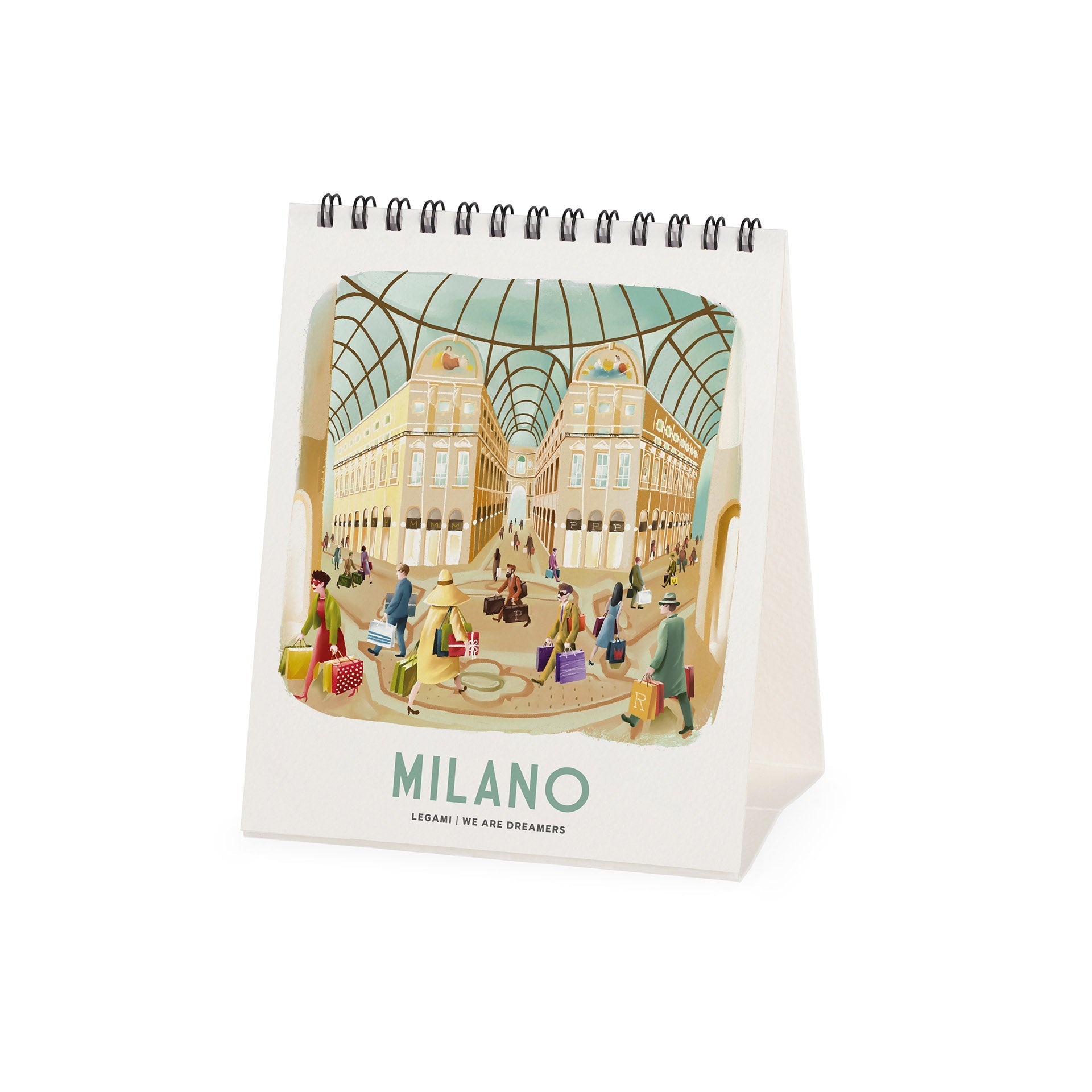 2025 Italy by Legami - Desk Easel Calendar