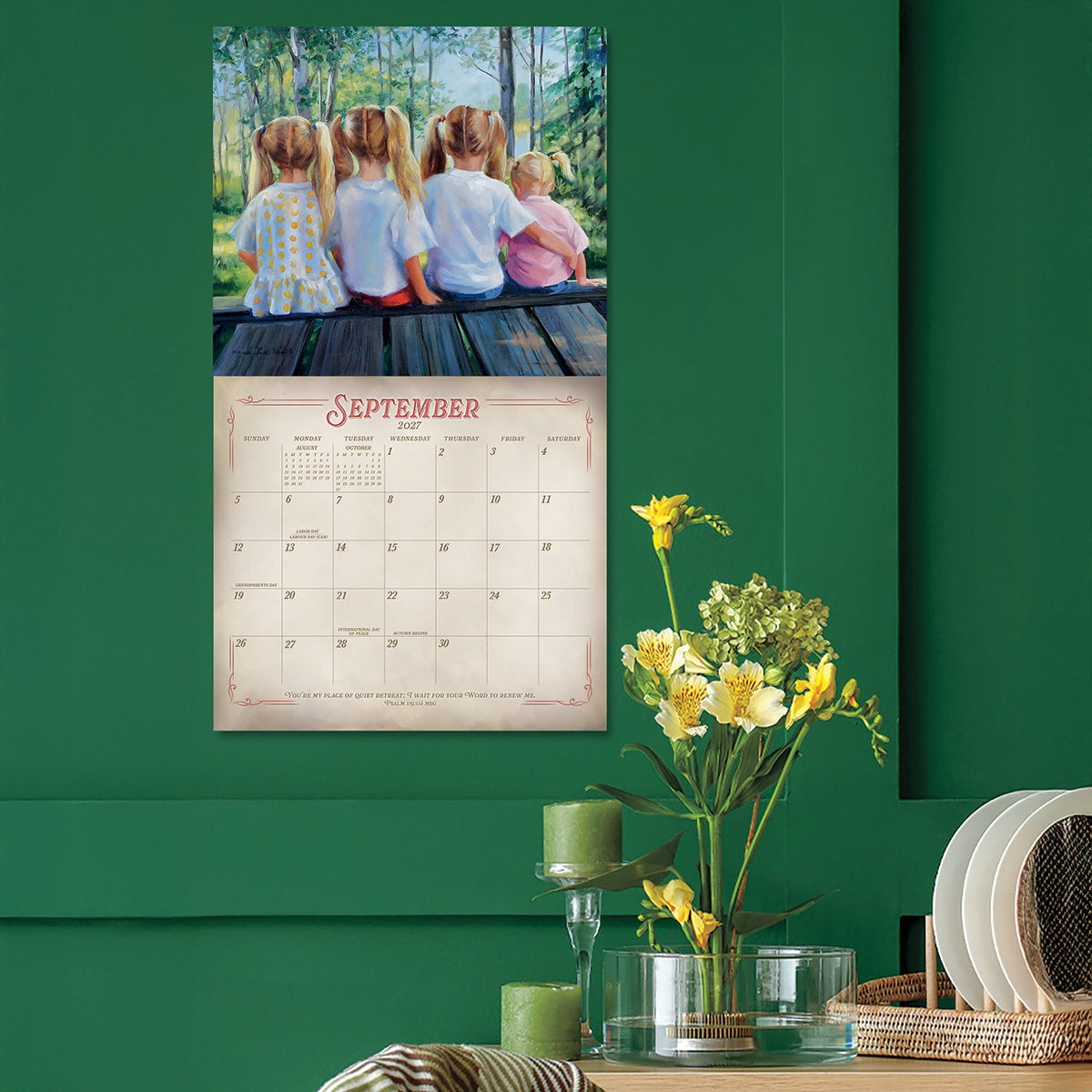 2027 Little Lessons In Love - Deluxe Wall Calendar by Susan Lordi