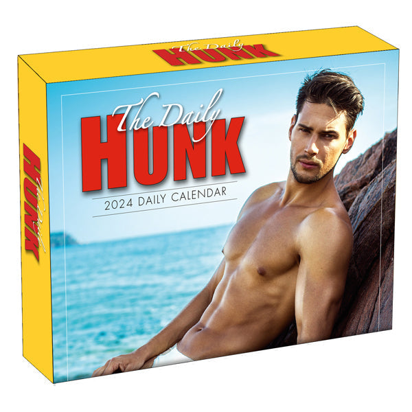 2024 The Daily Hunk - Boxed Page-A-Day Calendar
