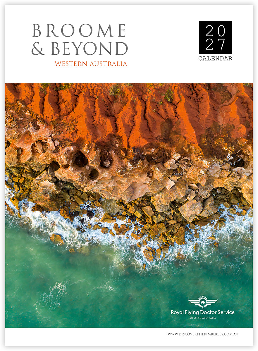 Broome & Beyond Western Australia 2027 wall calendar front cover by Gary Annett