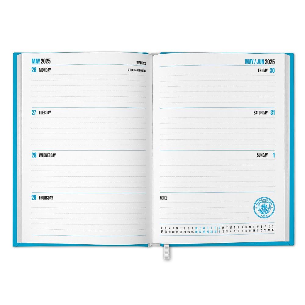 2025 Manchester City - Calendar & Diary Musical Gift Box Set