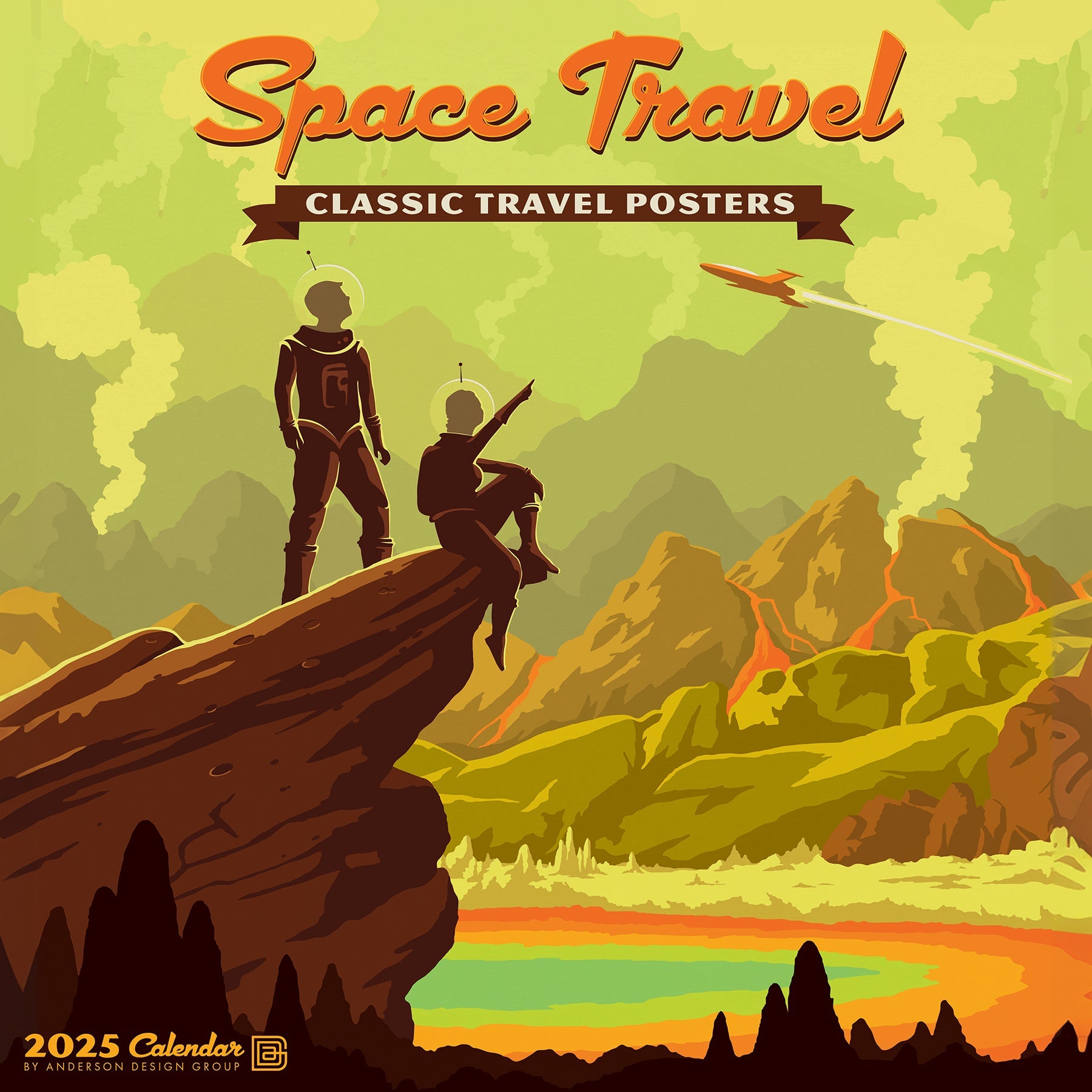 2025 Space Travel (ADG) - Square Wall Calendar (US Only)